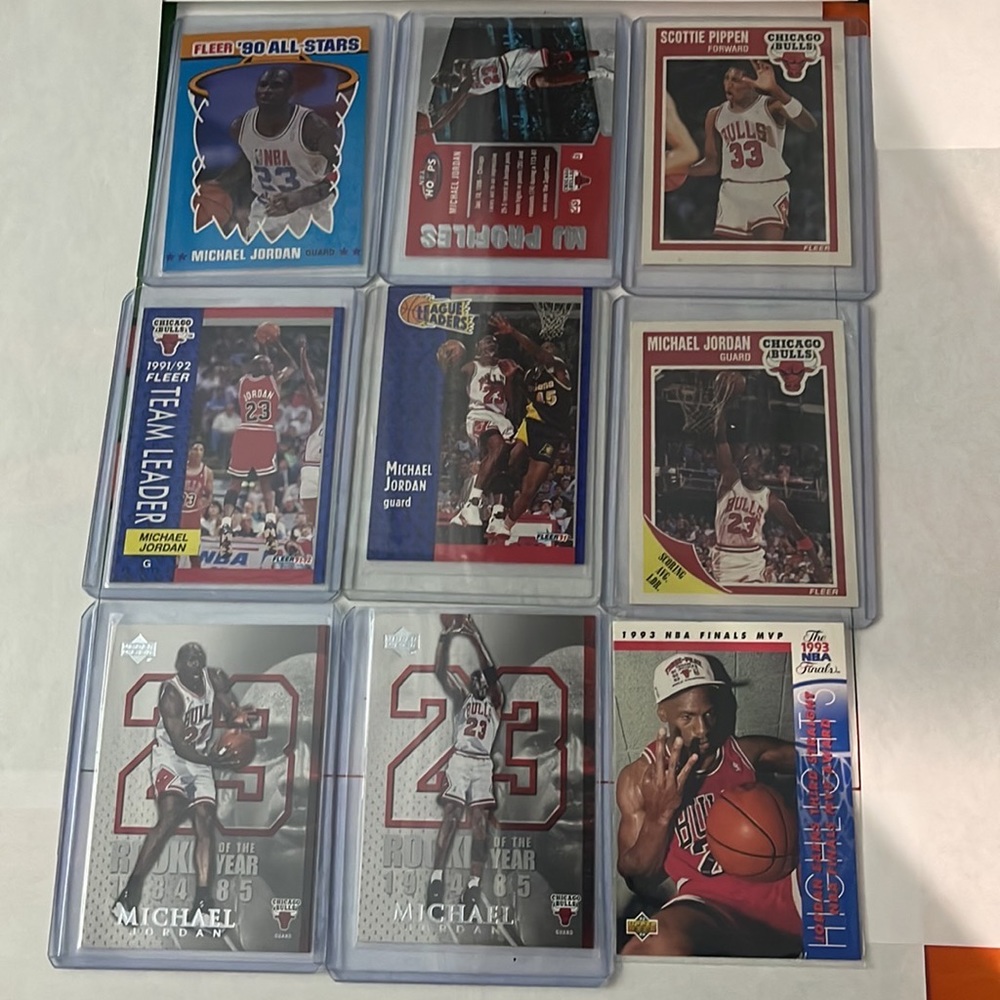 Michael Jordan vintage cards